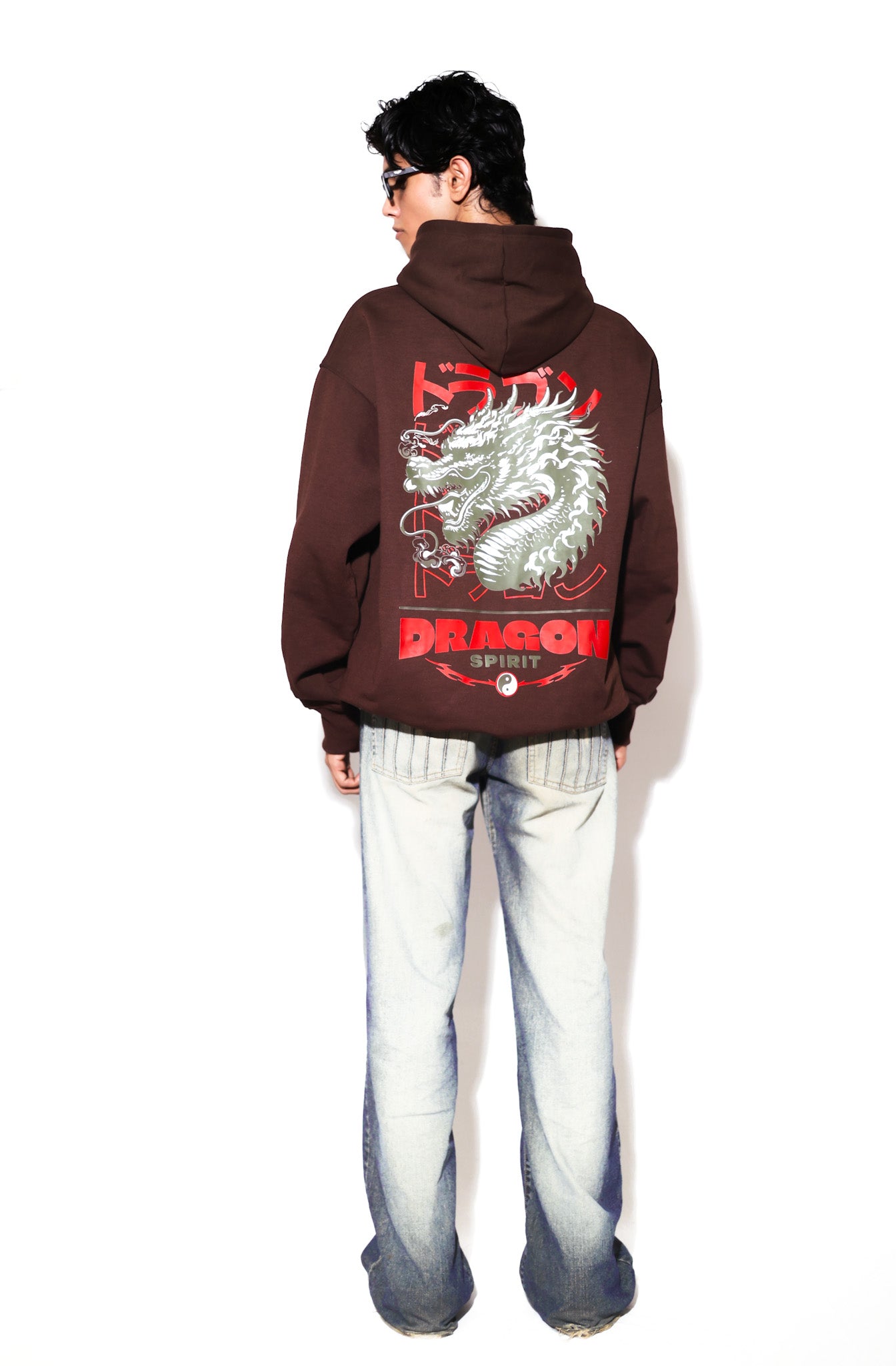 DRAGON BROWN HOODIE