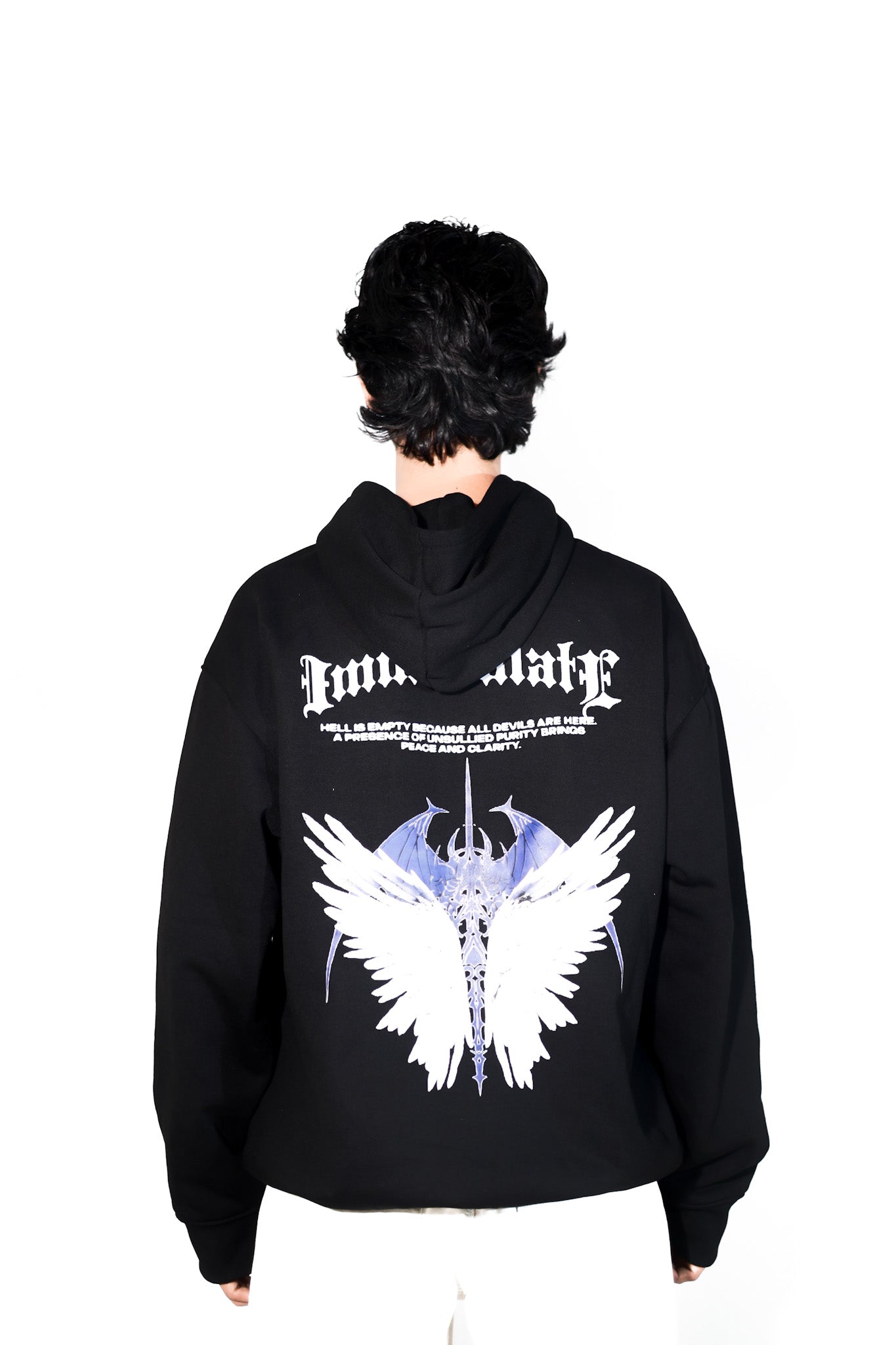 FLY HIGH BLACK HOODIE