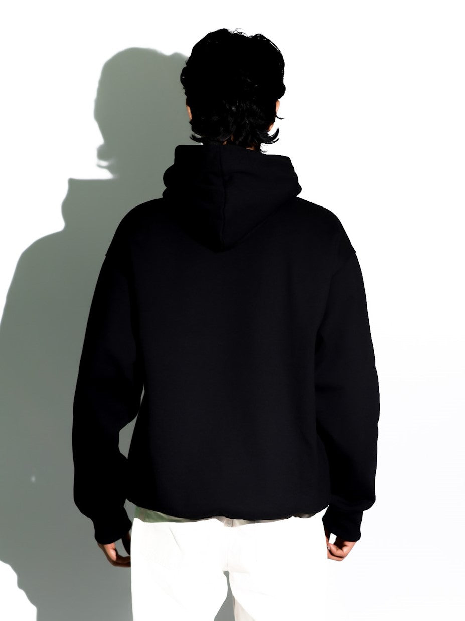 PLAIN BLACK HOODIE